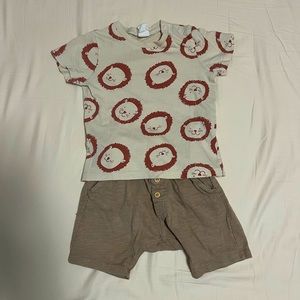 H&M Neutral Tone Boys Set